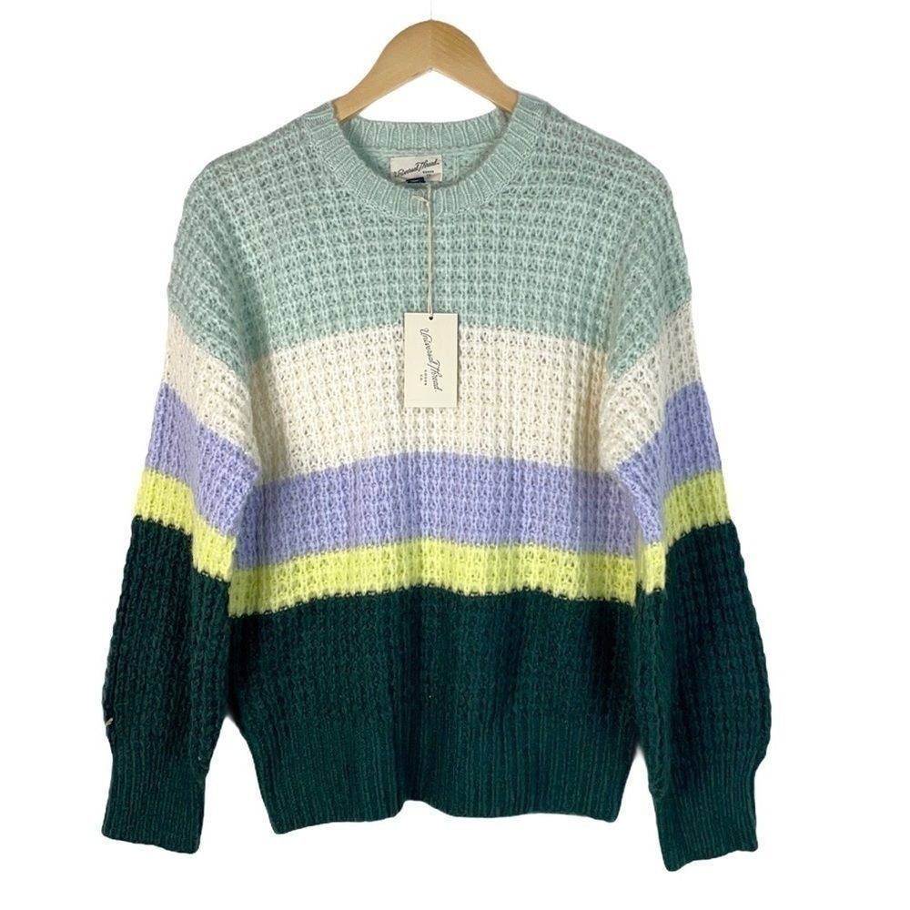 NWT Universal Thread Colorblock Pullover Sweater S